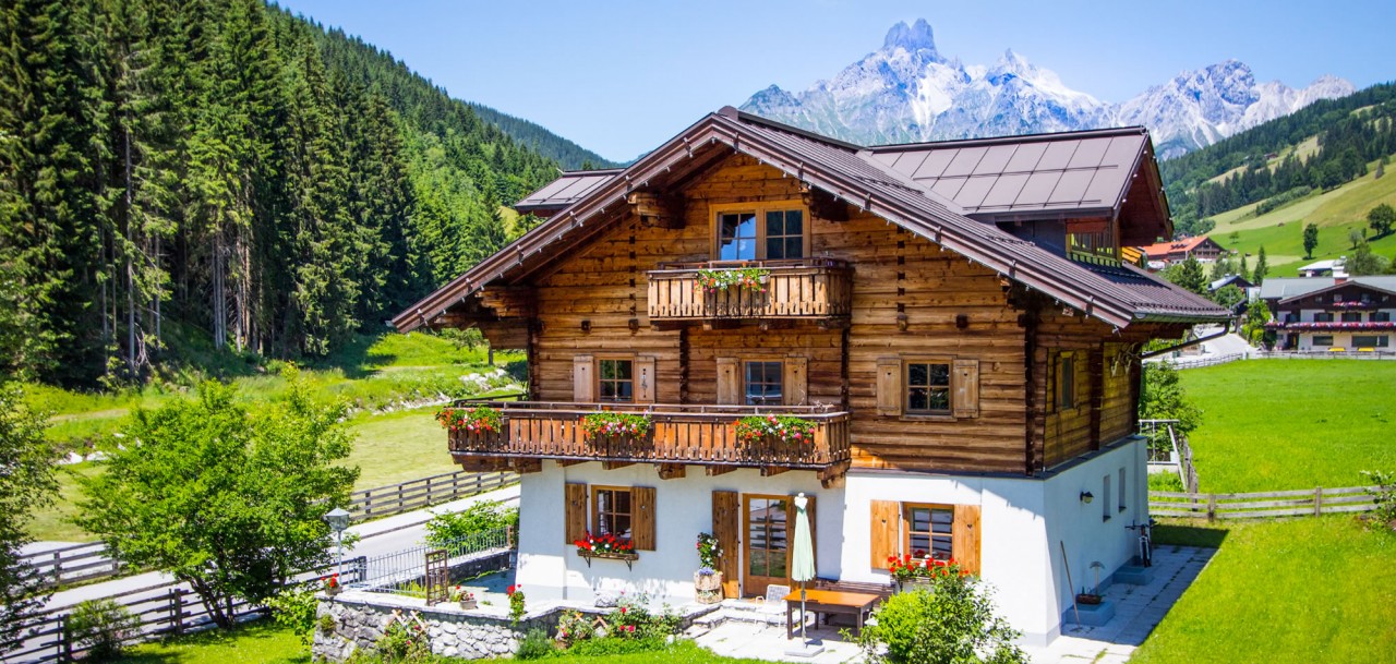 Haus Bergheimat in Filzmoos im Sommer